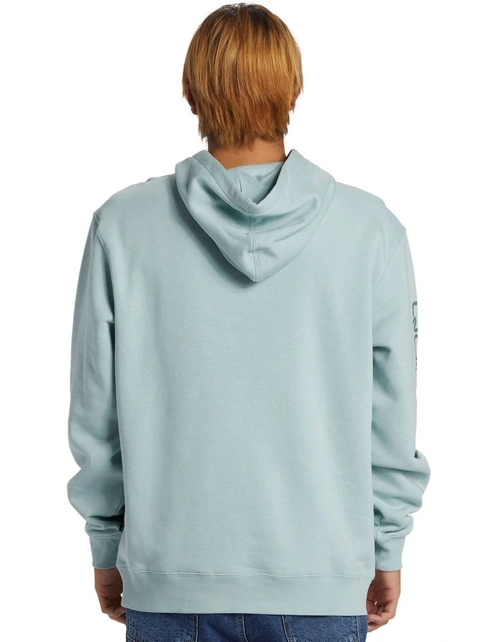 Omni Logo Pullover Hoodie in Cloud Blue