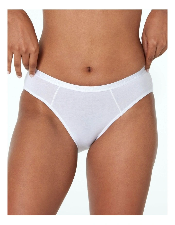Body Cotton Bikini in White
