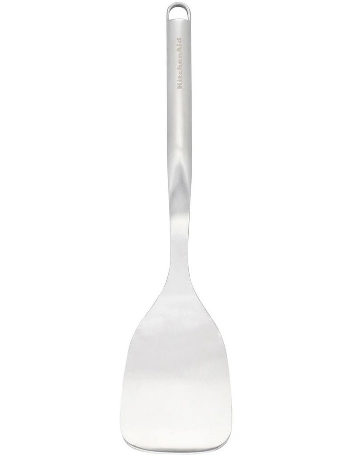 Stainless Steel Soild Turner in SIlver