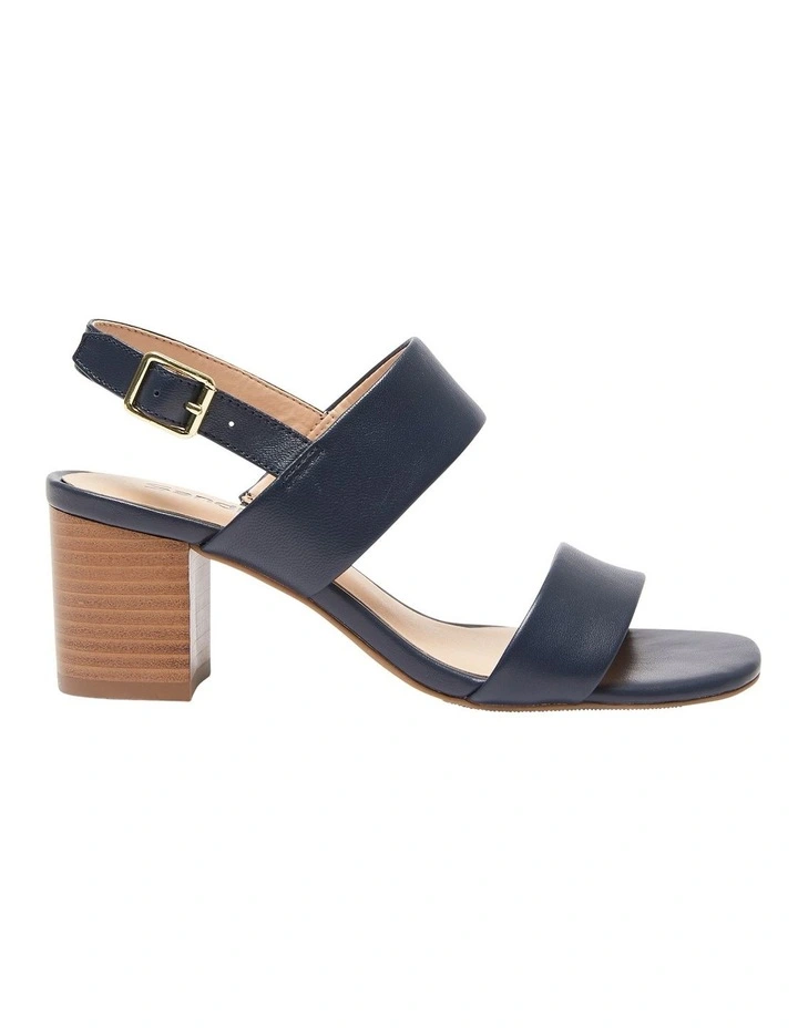 Hayley Sandals In Navy Leather