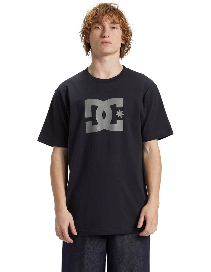 Star T-shirt in Black/Pewter
