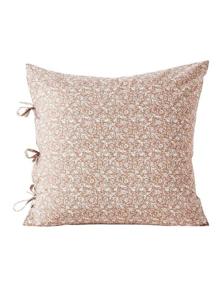 Varanasi European Pillowcase in Hazelnut