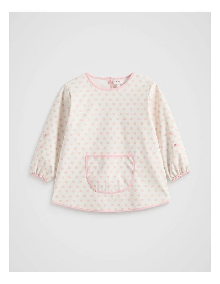 Heart Art Smock Set in Multi