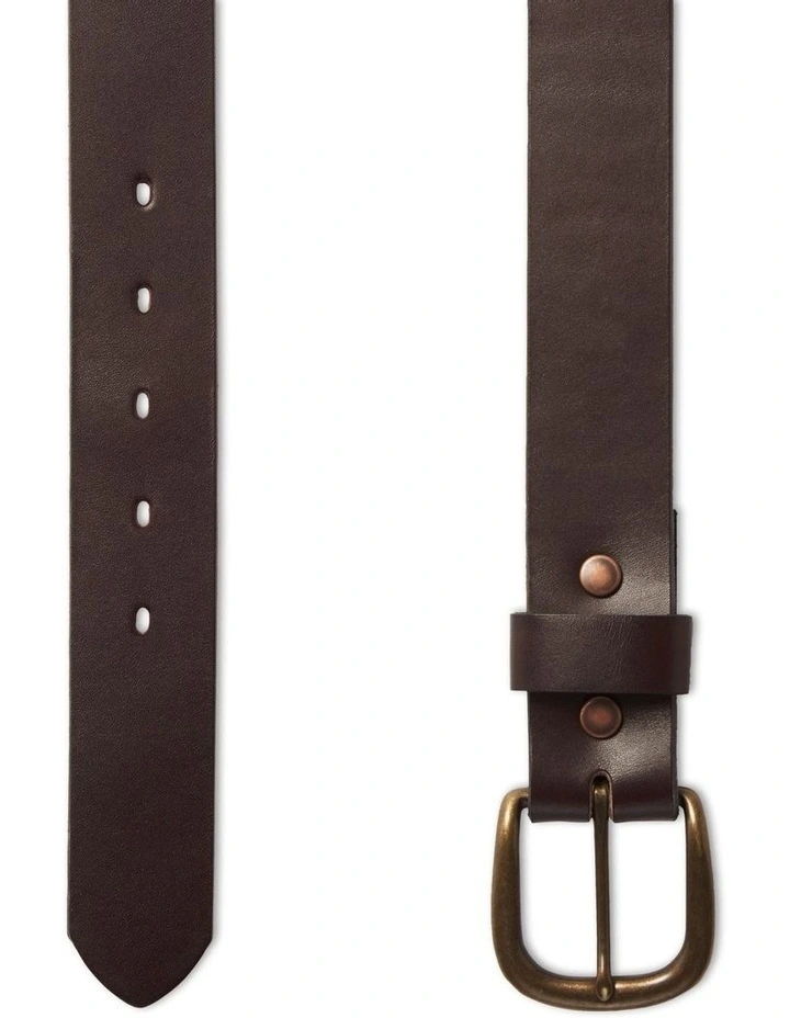 Traditional Belt in Chestnut
