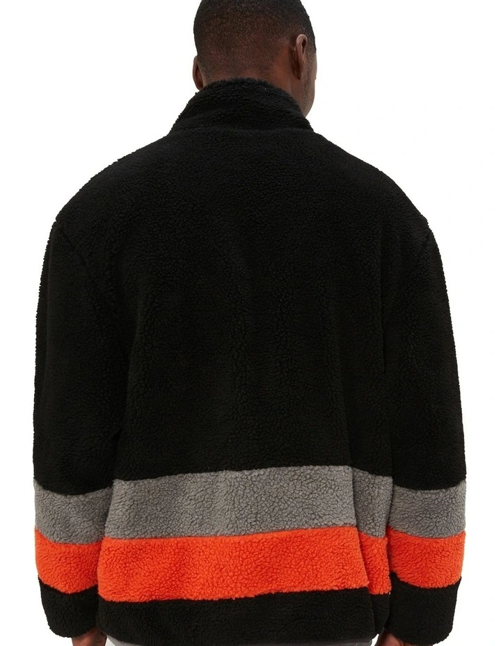 Alpora Full Zipped Jacket in Black