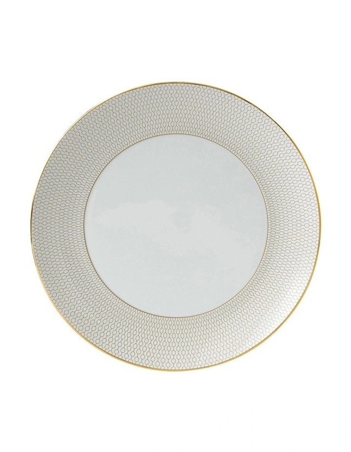 Gio Gold 28cm Plate White/Gold