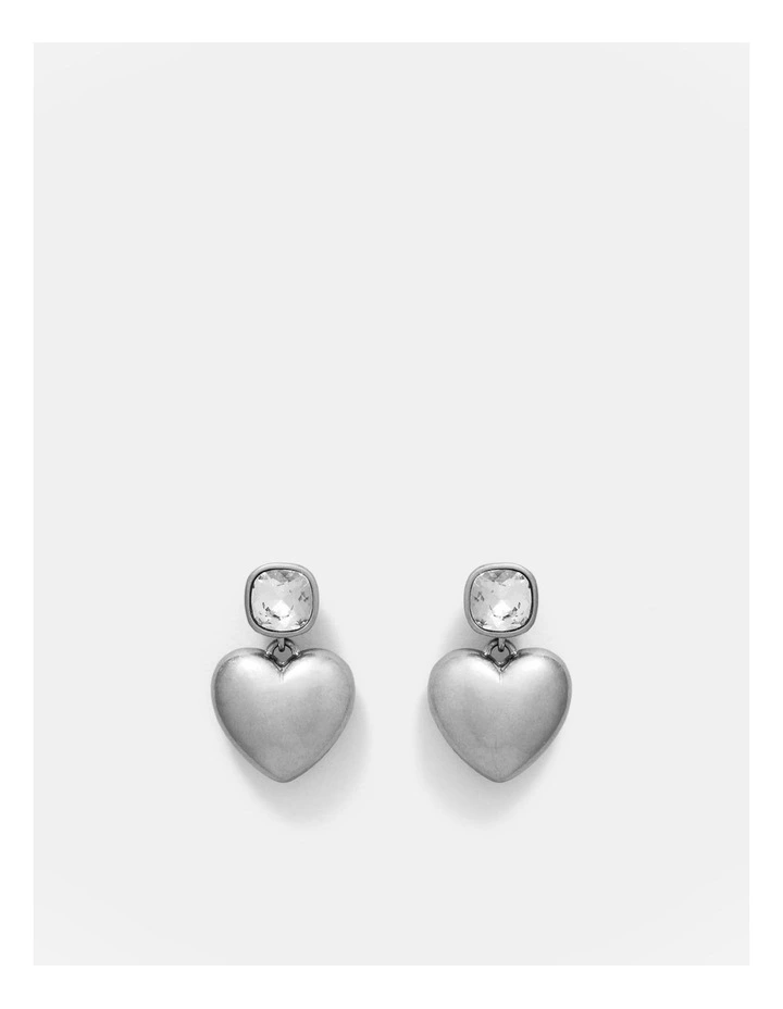 Affaire Drop Earrings in Soft Silver