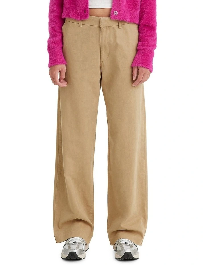 Baggy Trouser in Unbasic Khaki Twill