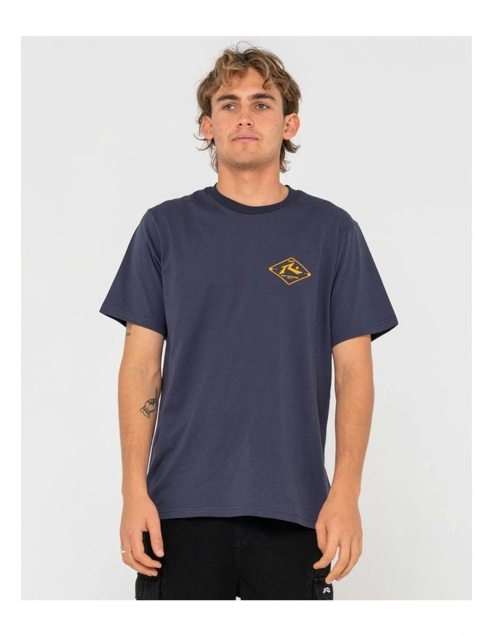 Wull Wolume Short Sleeve T-shirt in Blue