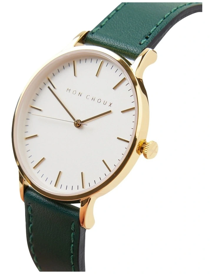 Classic Vine Grape Vegan Leather Watch 38mm in Gold
