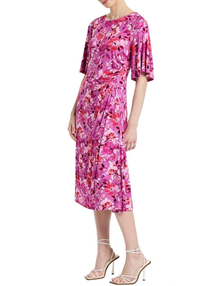 Joan Jersey Dress in Dusk Multi
