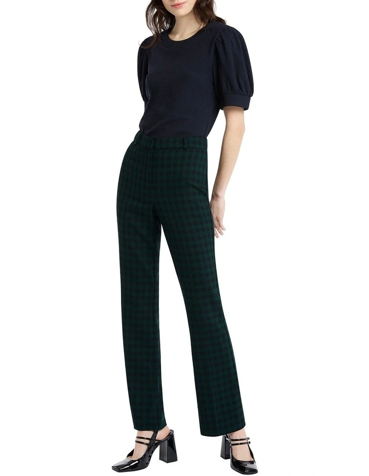 Checkmate Pant in Green/Navy