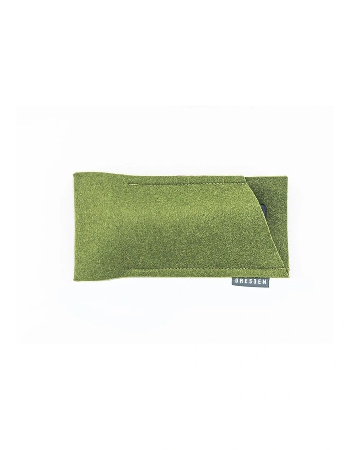 Felt Glasses Case in Green