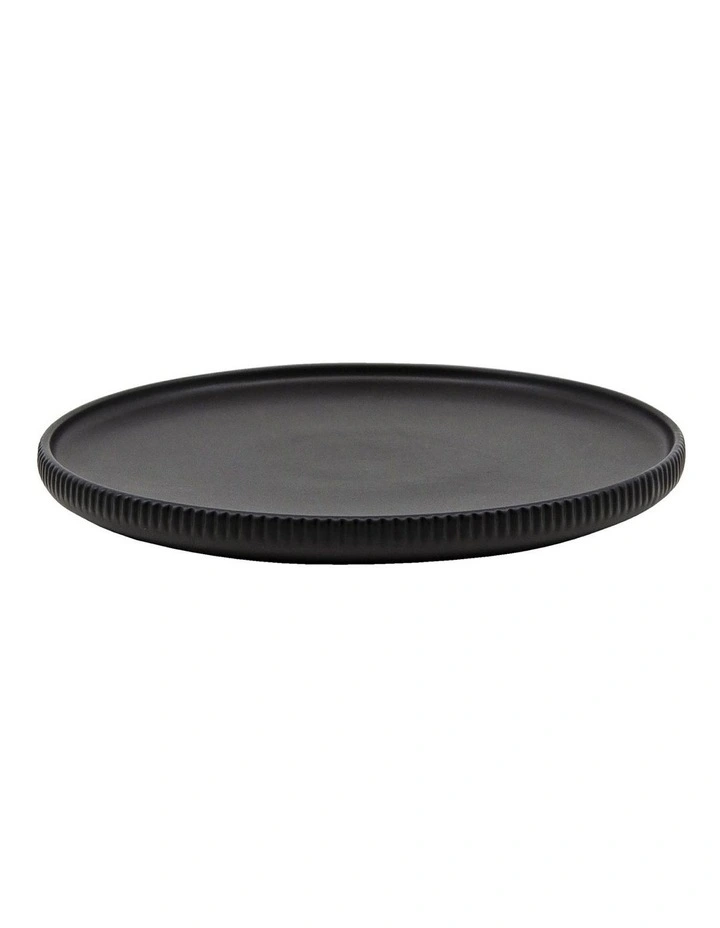Brae 20cm Stoneware Side Plate Black