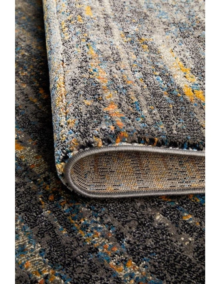 Dreamscape Distinguish Modern Slate Rug in Multi