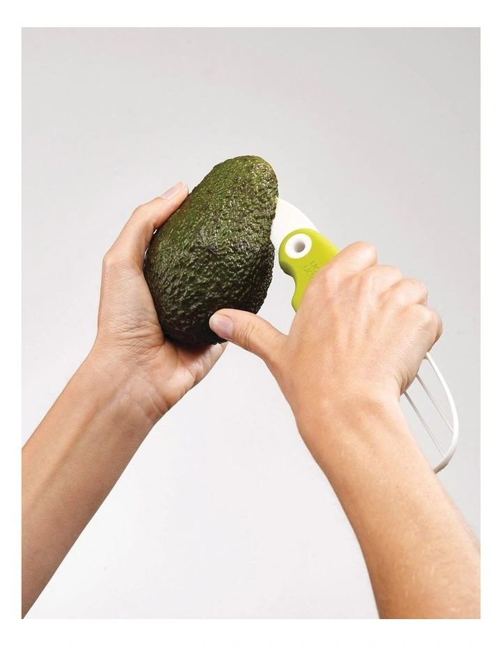 GoAvocado 3 in 1 Avocado Slicer Tool in White/Green