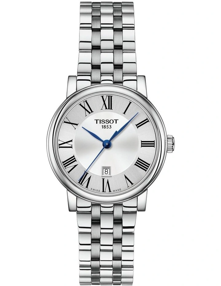 Carson Premium Lady T1222101103300 Quartz Watch in Silver