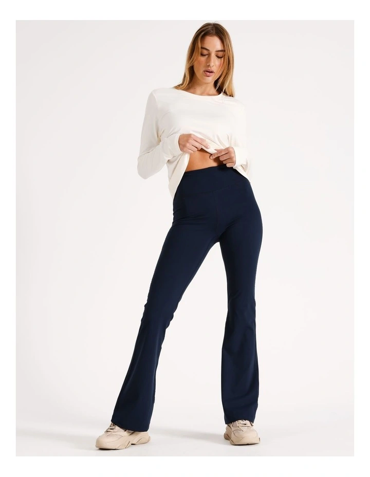 Flare Legging in Navy