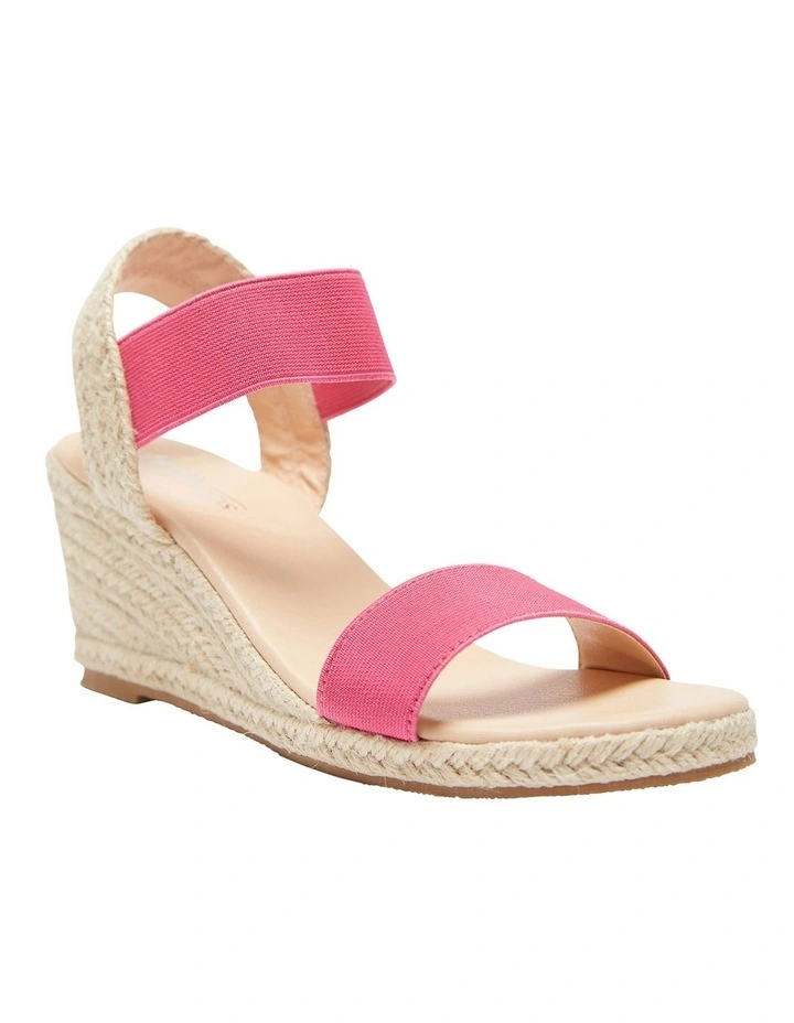 Summit Elastic Sandals In Pink