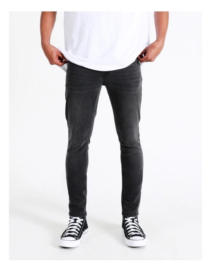 Zack 2 Skinny Jean in Charcoal
