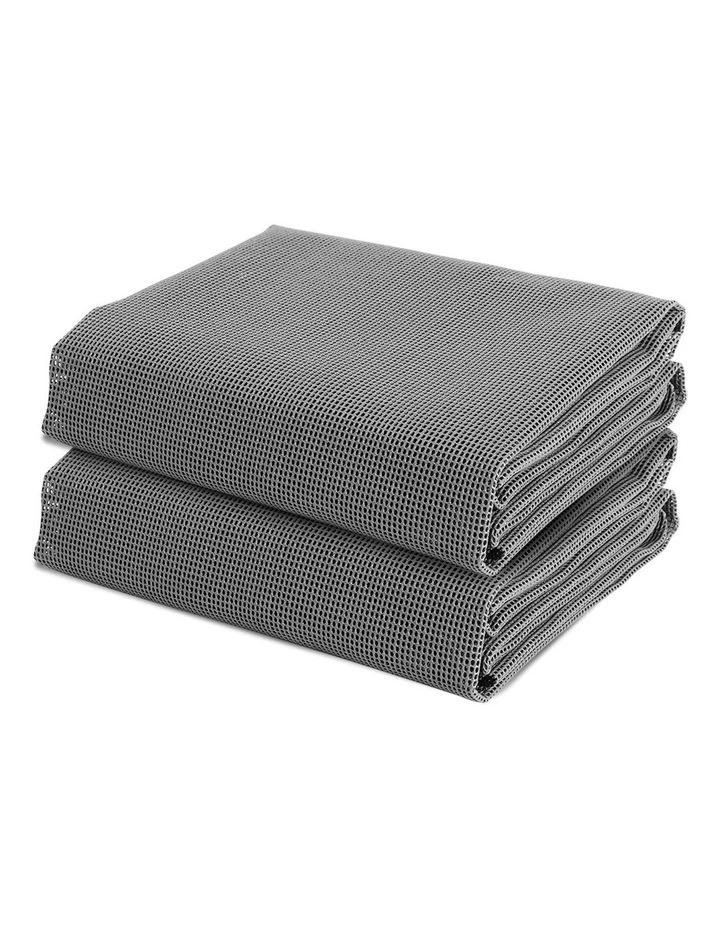 Annex Mesh Mats Pack of 4 in Grey
