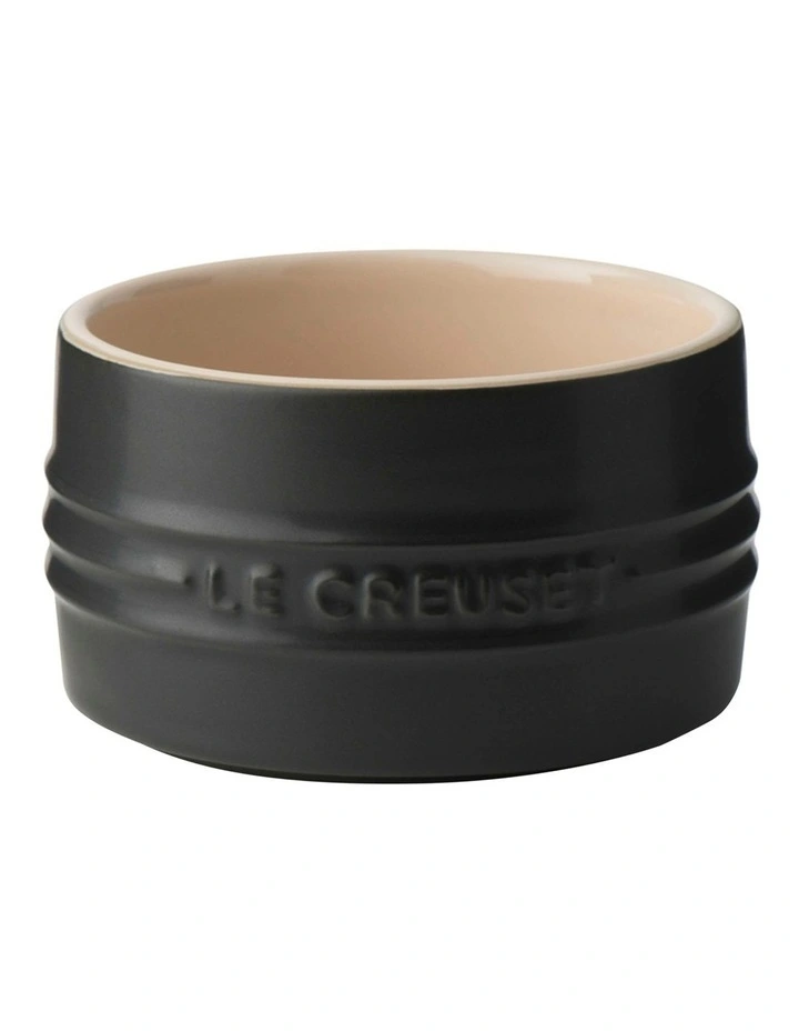 Stackable Ramekin Satin Black