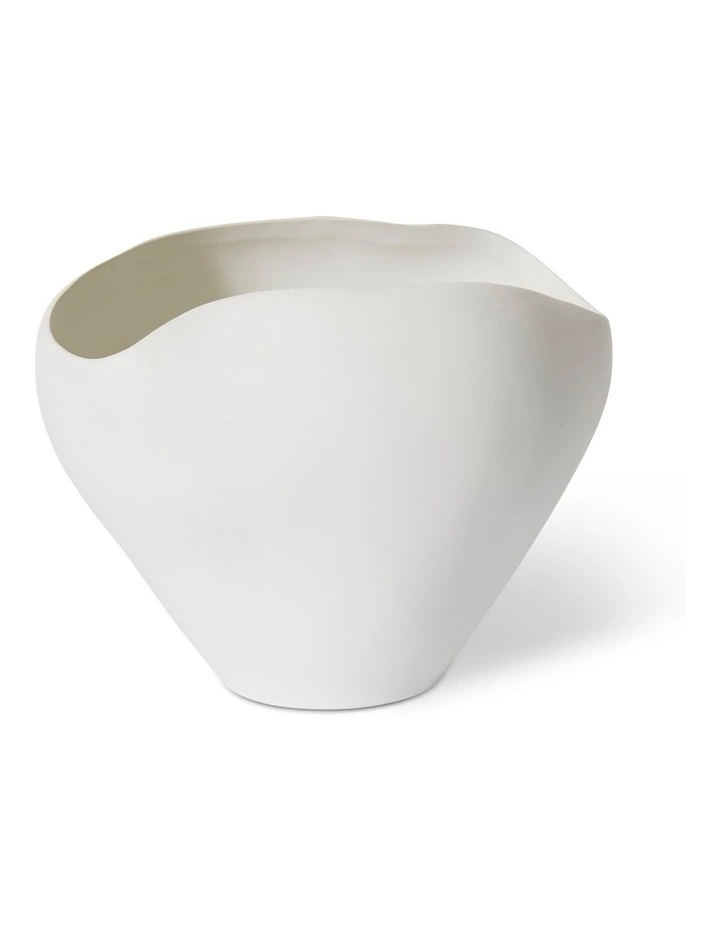 Zelma Vase 22cm in White
