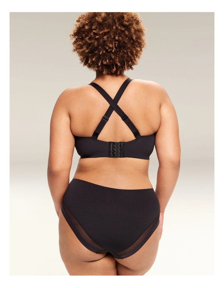 Comfit Collection Midi Brief in Black