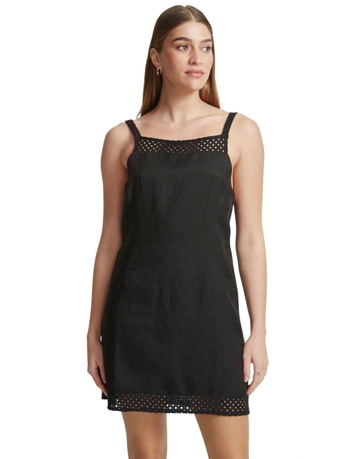 Cleo Lace Dress in Black