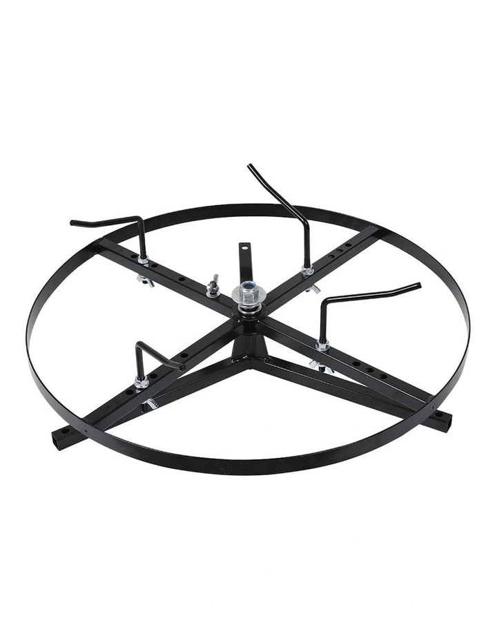 Wire Spinner Dispenser Wire Fence Fencing Reel Winder 4 Sizes Steel in Black