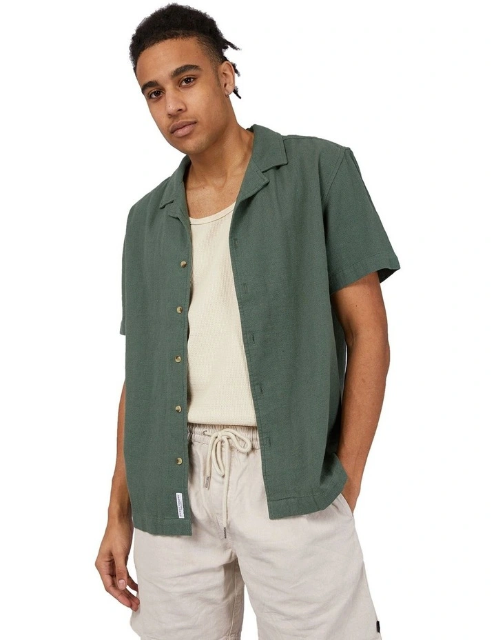 Oliver Short Sleeve Shirt in Olive