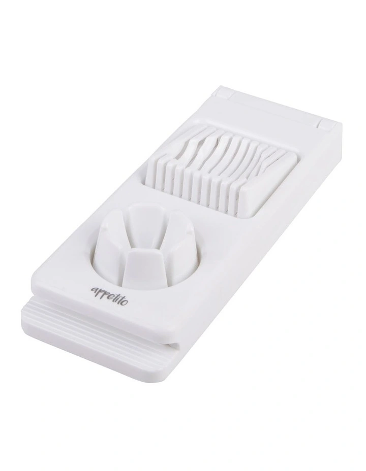 2-In-1 Egg Cutter & Slicer in White