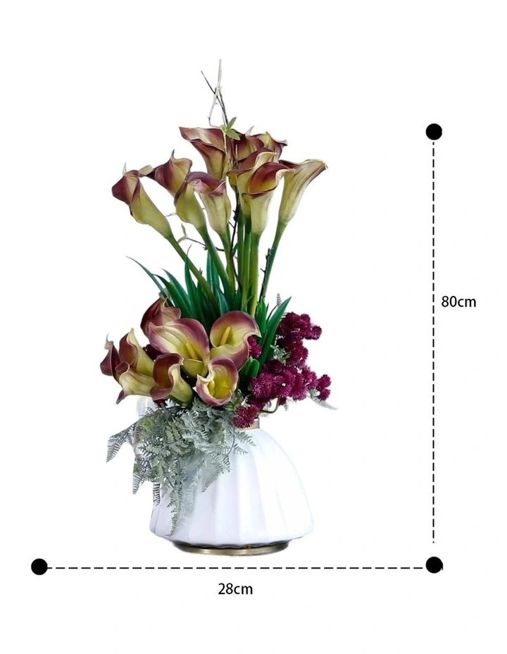 Luxury Elegant Artificial Flowers Arrangement Exclusive Design in Pink