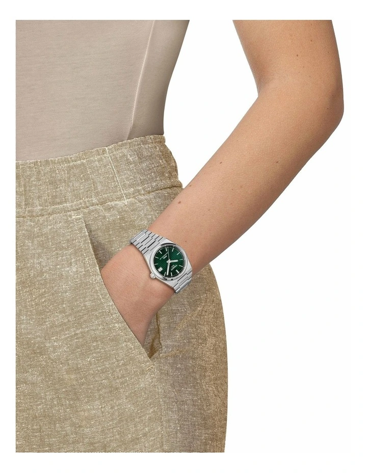 PRX 35mm Powermatic 80 T1372071109100 Watch in Green