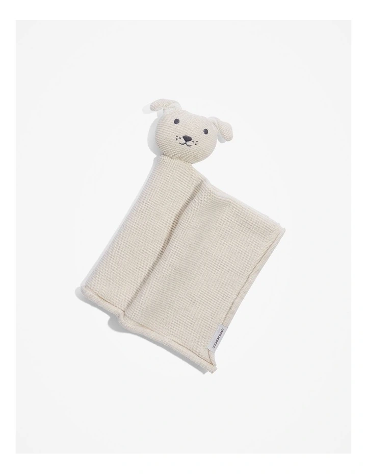 Dog Knit Comforter in Oatmeal Marle