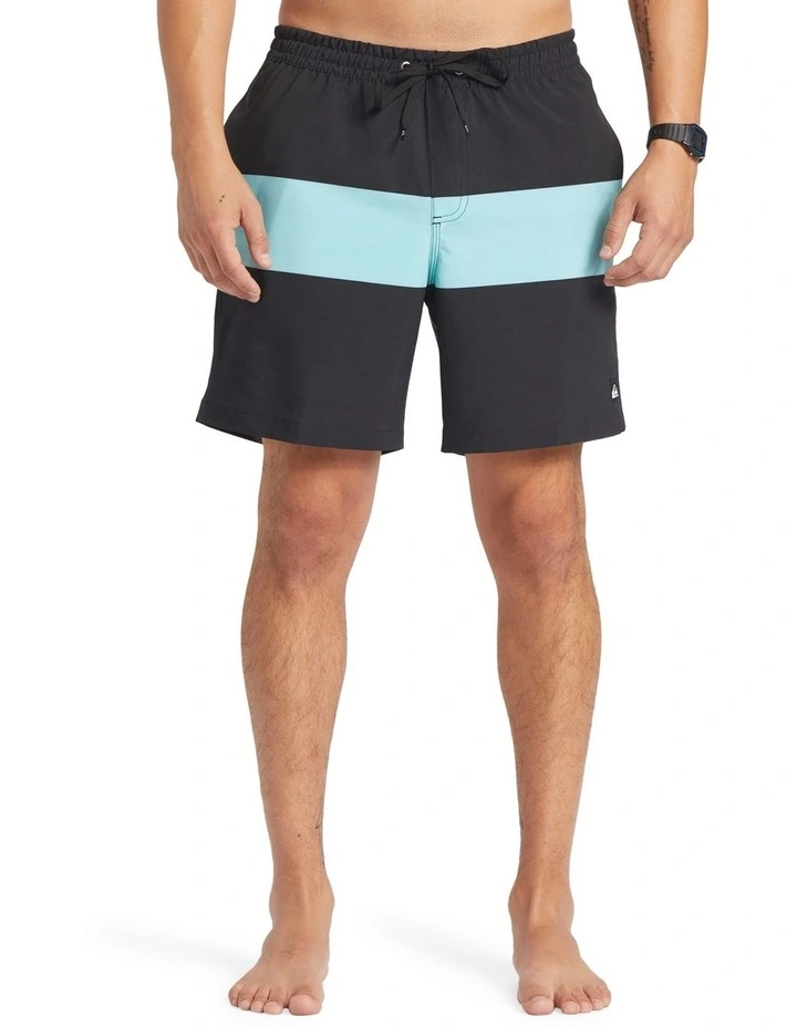 Surfsilk Mix 17inch Swim Shorts in Black
