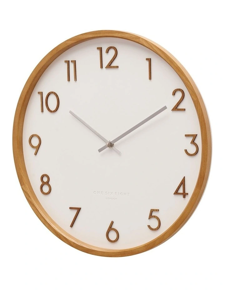 SCARLETT White 35cm Silent Wall Clock