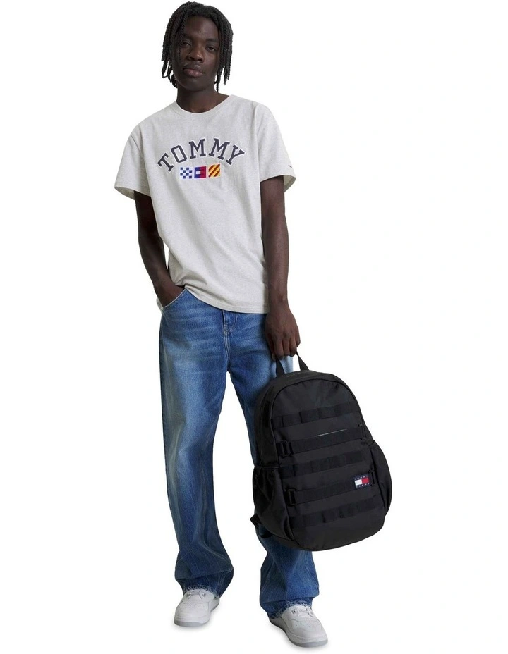 Archive Logo Relaxed Fit T-Shirt in Grey