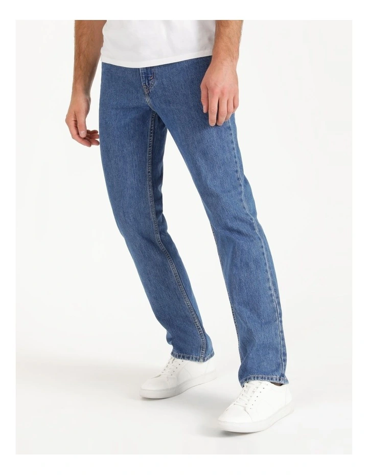 516 Slim Fit Straight Jeans in Stonewash
