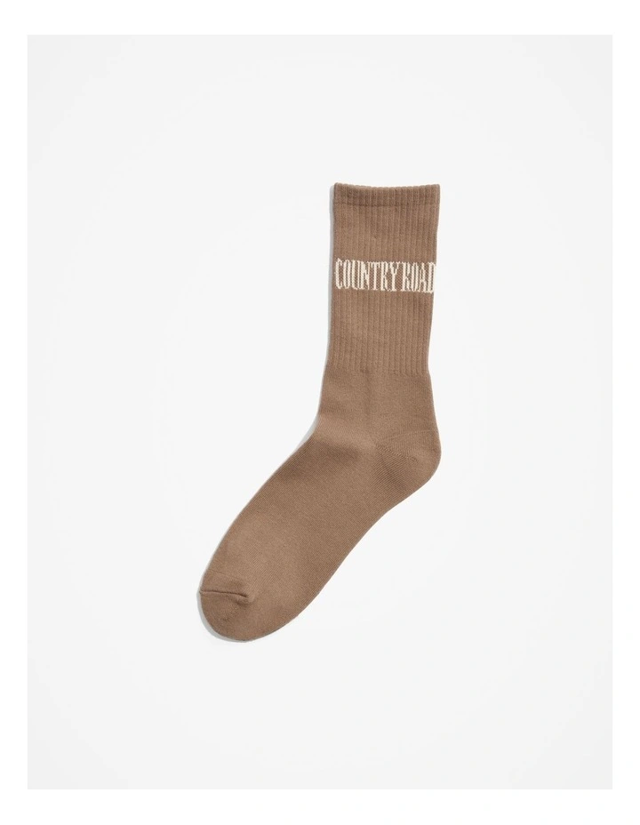 Heritage Sock in Dark Stone