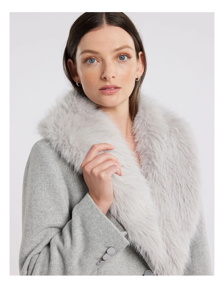Oracle Longline Coat in Grey