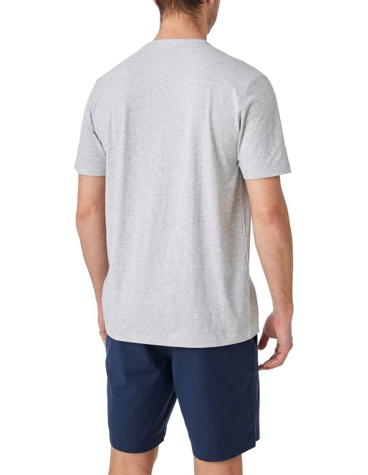 Pima Cotton Tee in Grey