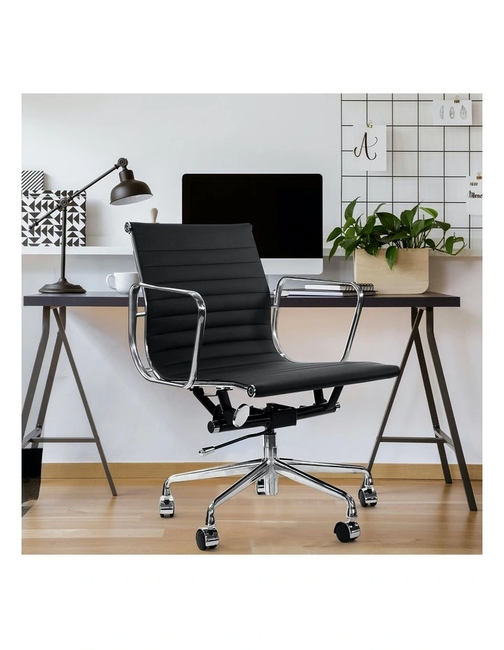 Milano Premium Replica Eames Adjustable Chair in Black