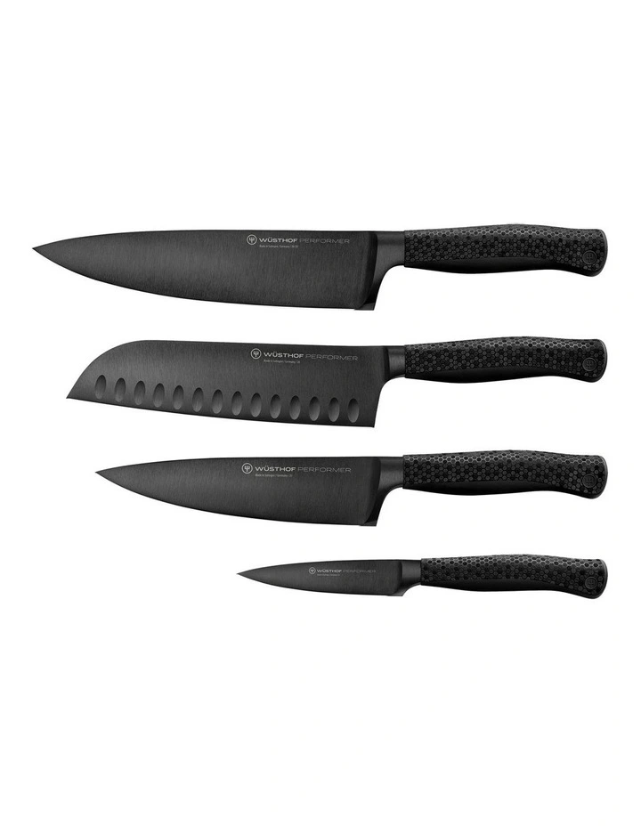 Thermo Beech Knife Block Bundle in Brown