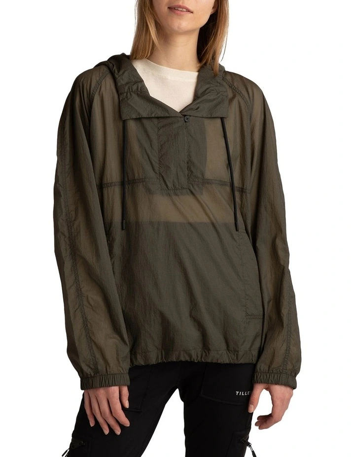 Lightweight Ripstop Anorak in Green