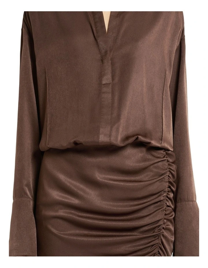 Sweet Disposition Dress in Carob