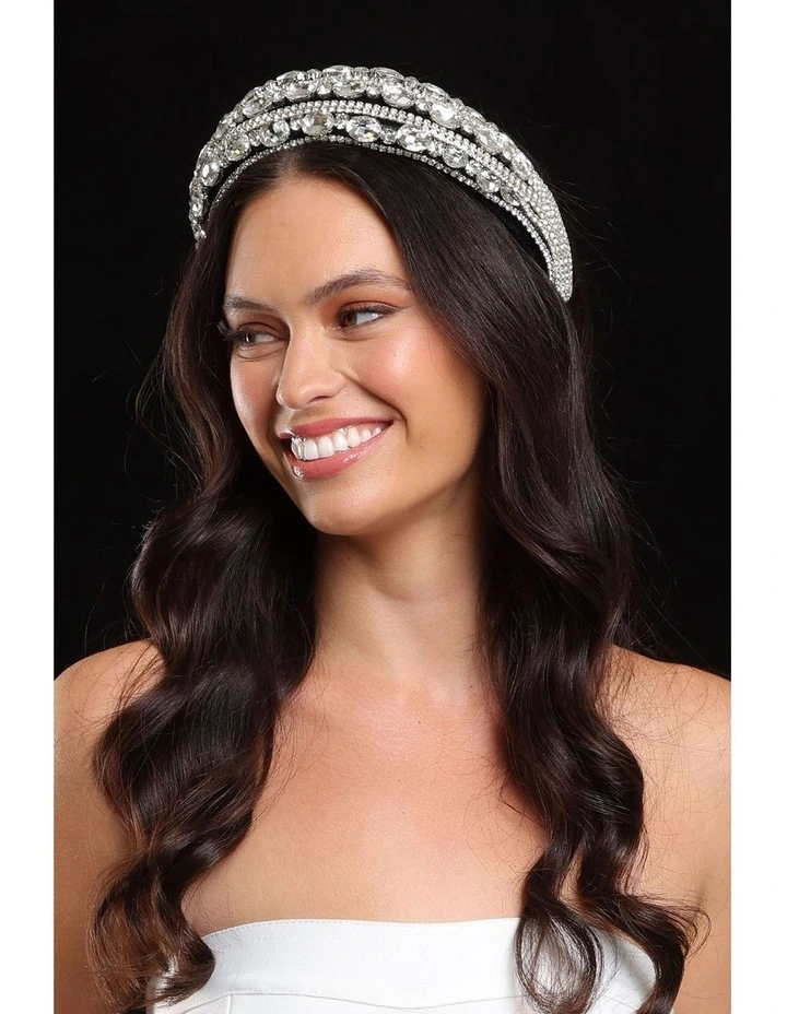 Maia Headband in Silver
