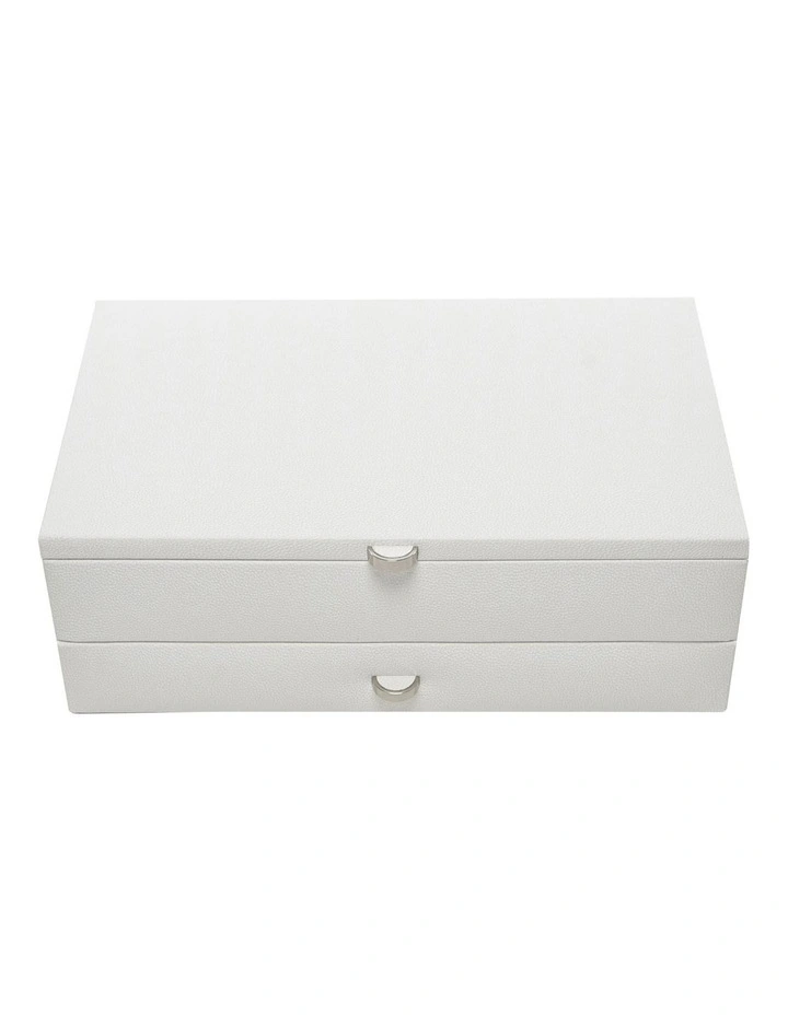 Boutique Medium White Jewellery Box