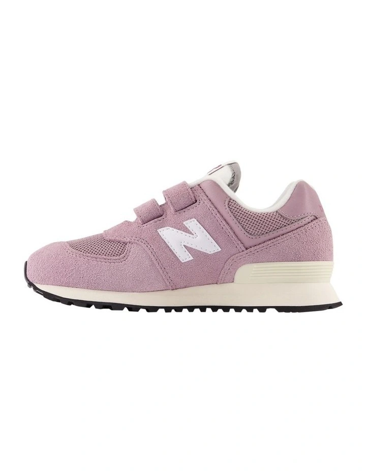 574 Self-Fastening Strap Sneakers In Lilac