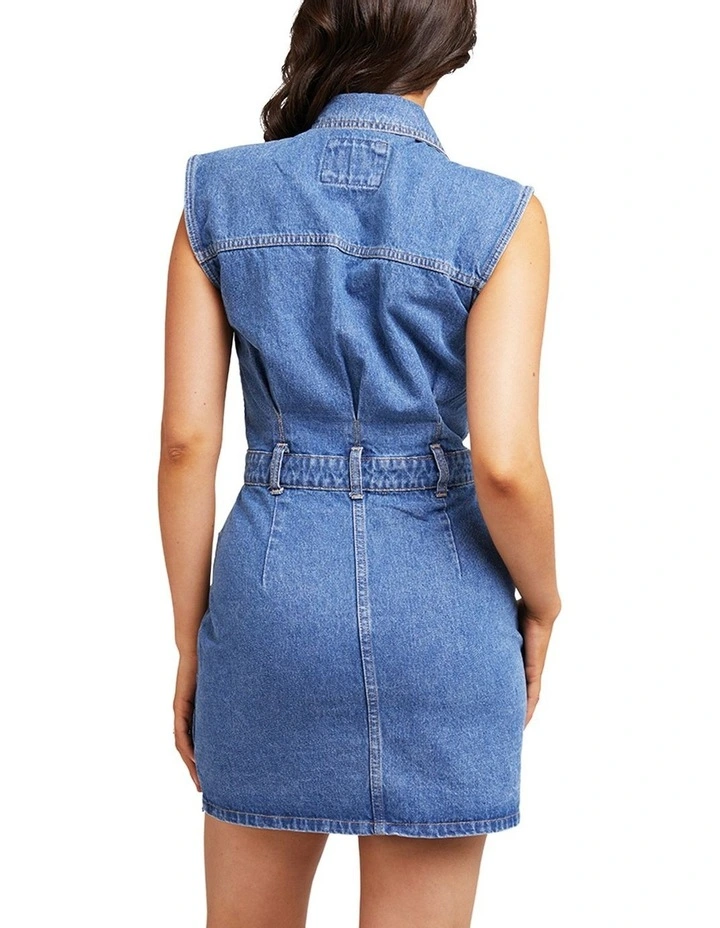Kennedy Denim Dress in Heritage Blue